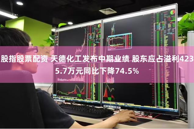 股指股票配资 天德化工发布中期业绩 股东应占溢利4235.7万元同比下降74.5%