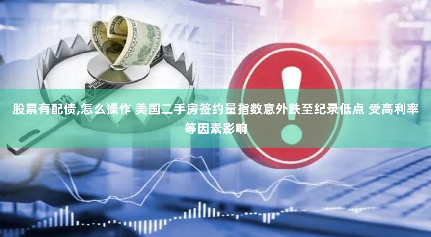 股票有配债,怎么操作 美国二手房签约量指数意外跌至纪录低点 受高利率等因素影响