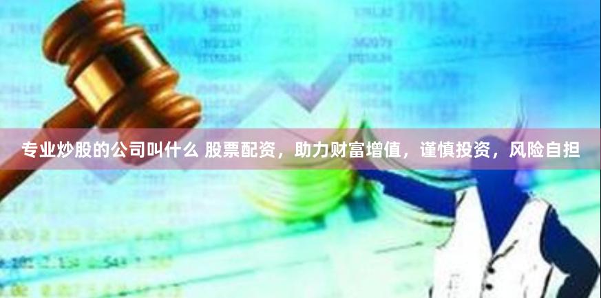 专业炒股的公司叫什么 股票配资，助力财富增值，谨慎投资，风险自担