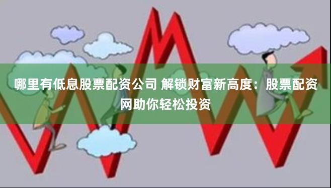 哪里有低息股票配资公司 解锁财富新高度：股票配资网助你轻松投资